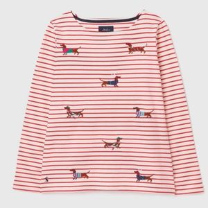 JOULES Harbour Luxe Long Sleeve Tee Holiday